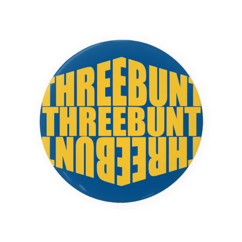 THREE BUNT (スリーバント） Tin Badge