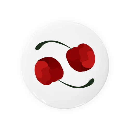 yin&yang cherries Tin Badge