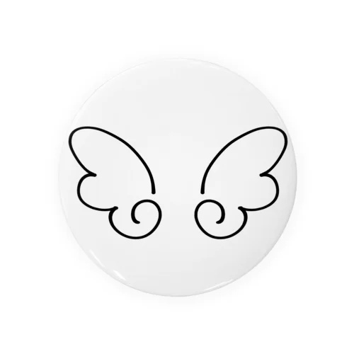 天使の羽のイラスト Tin Badge