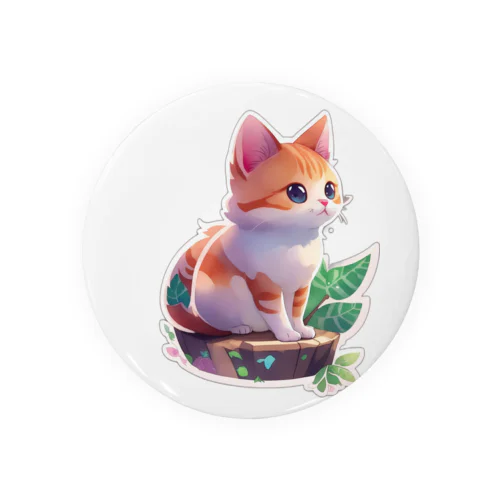 キュートな猫 Tin Badge