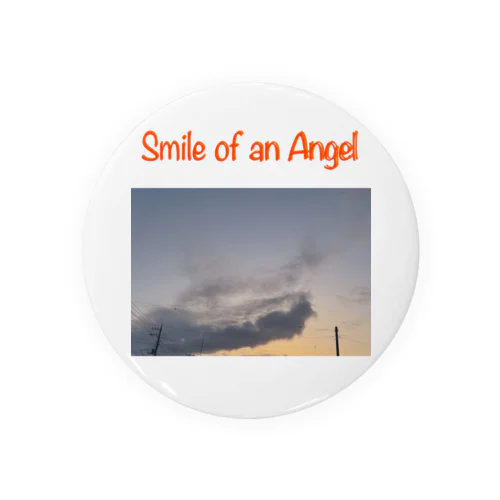 Smile of an Angel Tin Badge