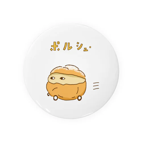 ユーモアダジャレデザイン「ポルシュー」 Tin Badge