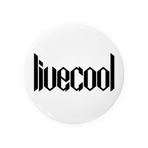 livecool(カッコよく生きる)❣️ Tin Badge