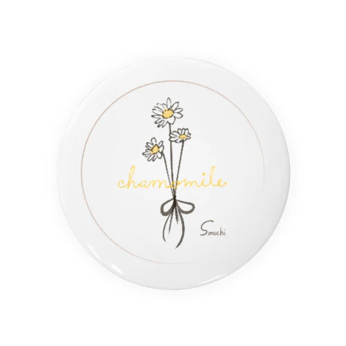 chamomile 丸枠 Tin Badge