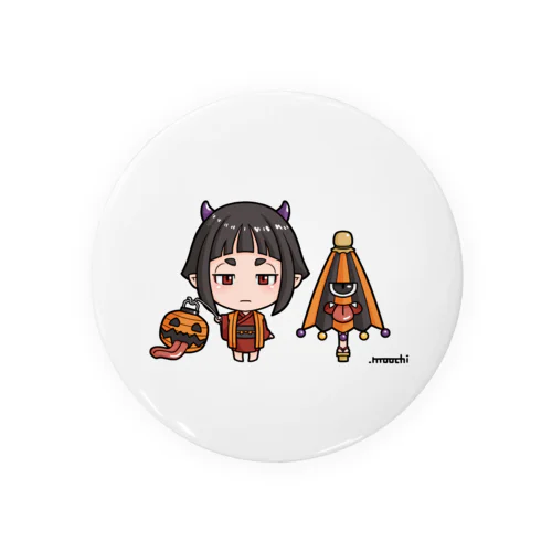 和ロウィン Tin Badge