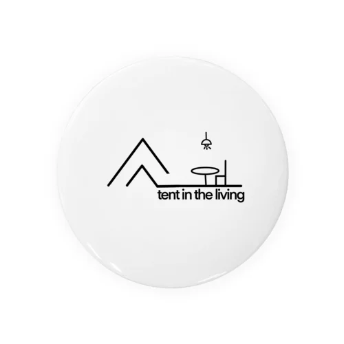 tent in living Tin Badge