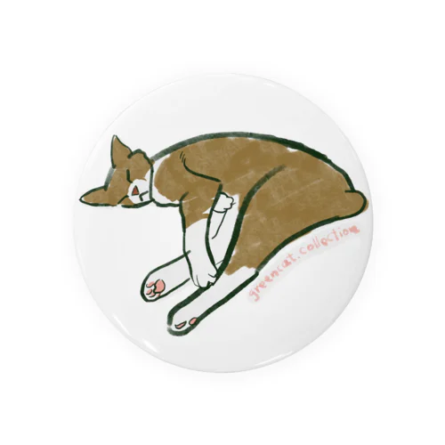 お昼寝ねこ Tin Badge