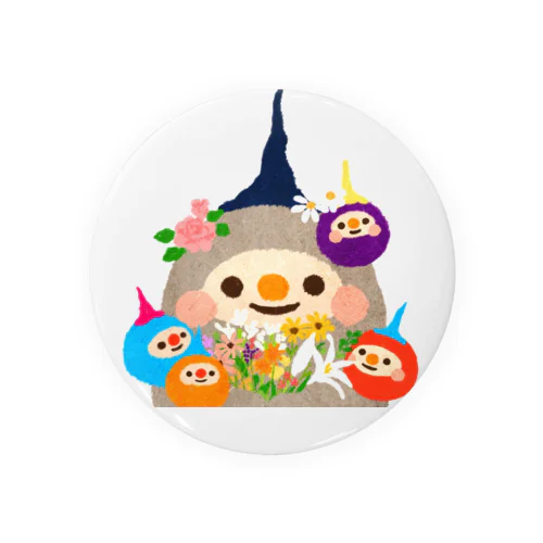 お花いっぱいモッタさんいっぱい Tin Badge