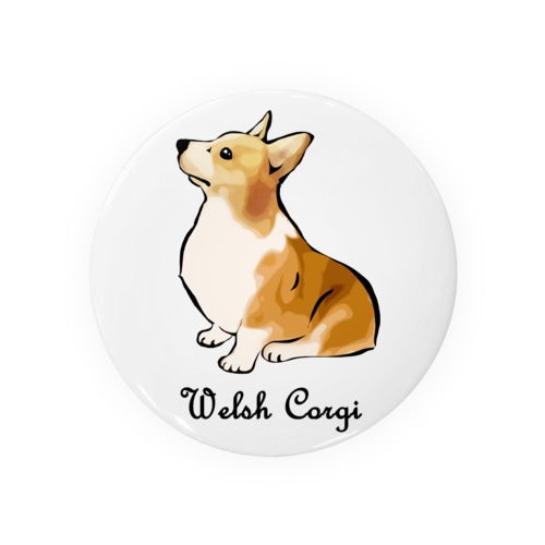 コーギー　～犬種シリーズ～ Tin Badge