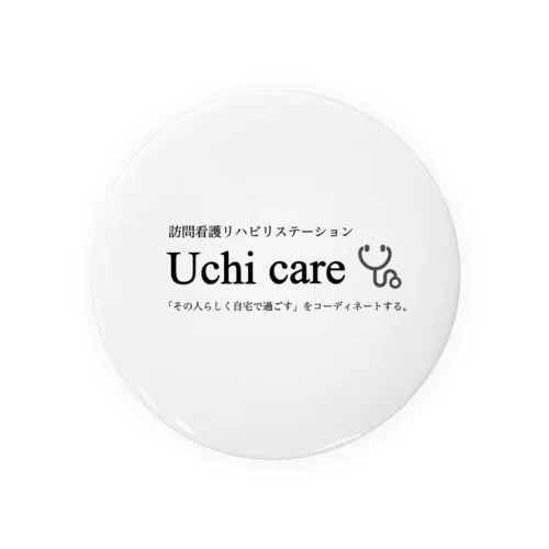 Uchi care 缶バッジ