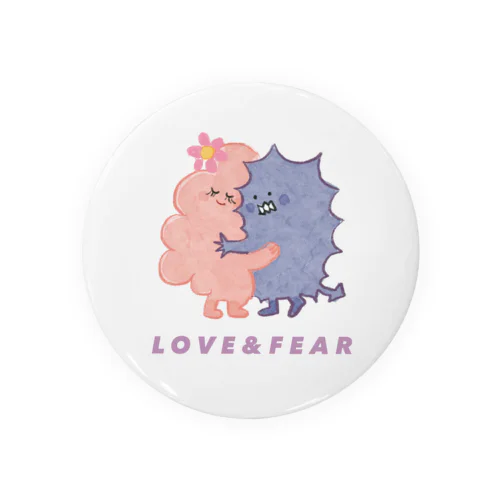 LOVE＆FEARペア Tin Badge