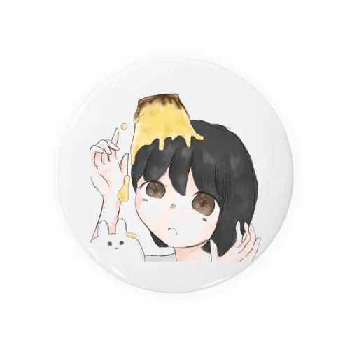 プリンちゃん Tin Badge