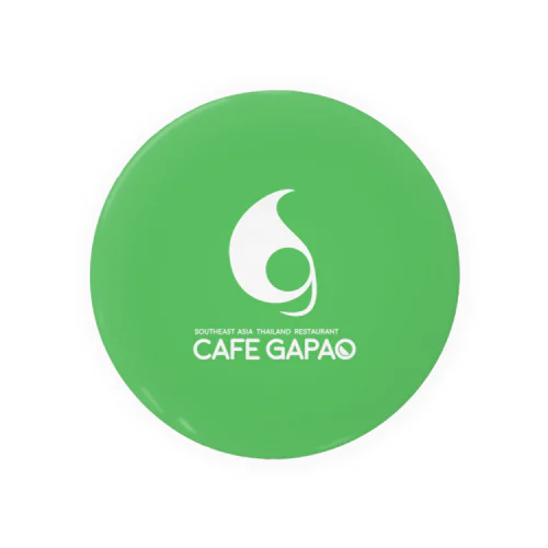 カフェガパオ公式ロゴグッズ 缶バッジ