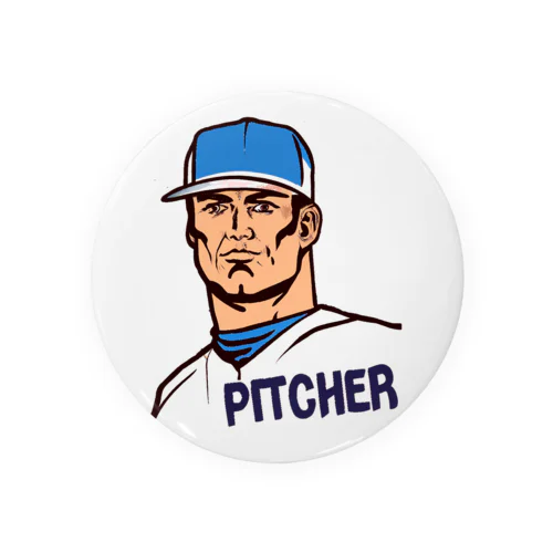 Pitcherくん01 Tin Badge