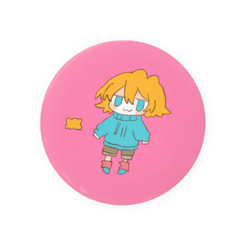 うにゃ Tin Badge