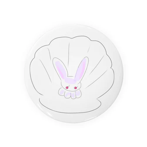 貝がらと、ネコうさ🐰 缶バッジ