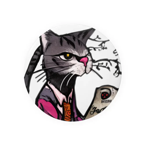 くつろぐ猫 Tin Badge