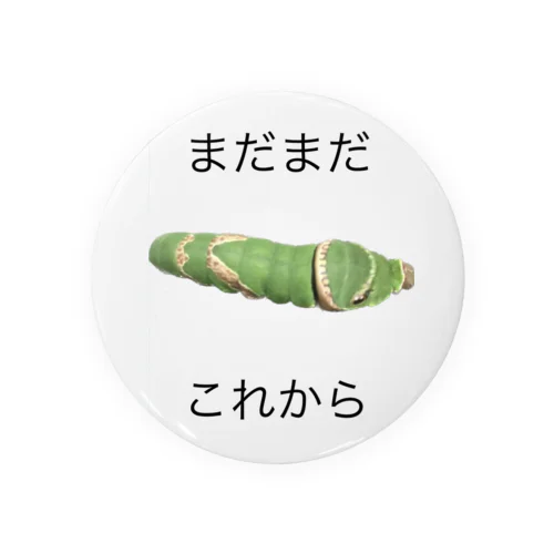 芋虫くん Tin Badge