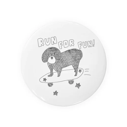 RUN FOR FUN! Tin Badge