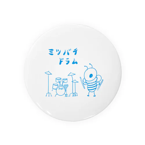 ミツバチドラム Tin Badge