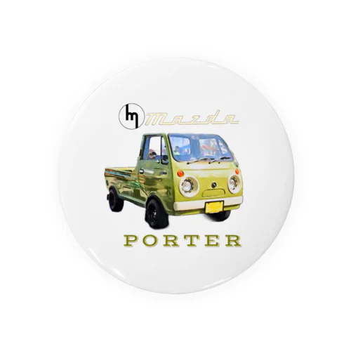 PORTER（グリーン） 缶バッジ