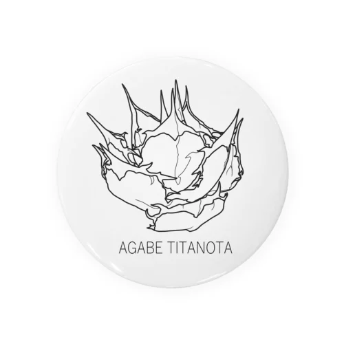 アガベ Tin Badge