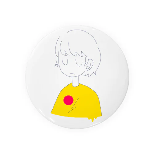 眠る女 Tin Badge