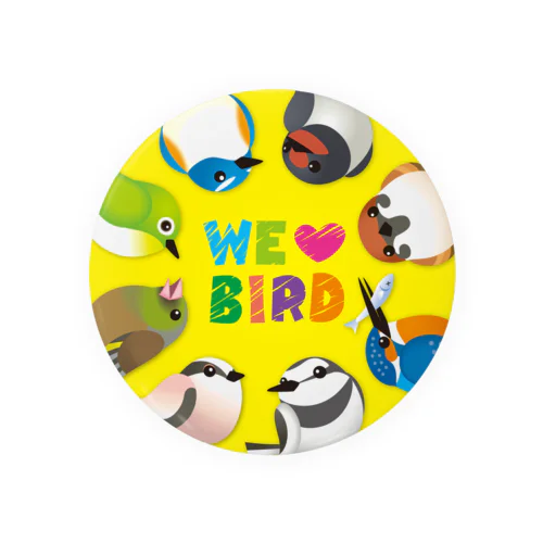 WE ♥ BIRD 缶バッジ