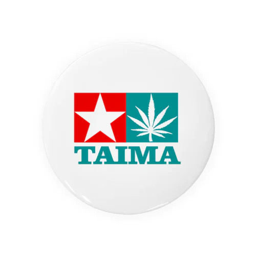 TAIMA 大麻 大麻草 マリファナ cannabis marijuana  缶バッジ