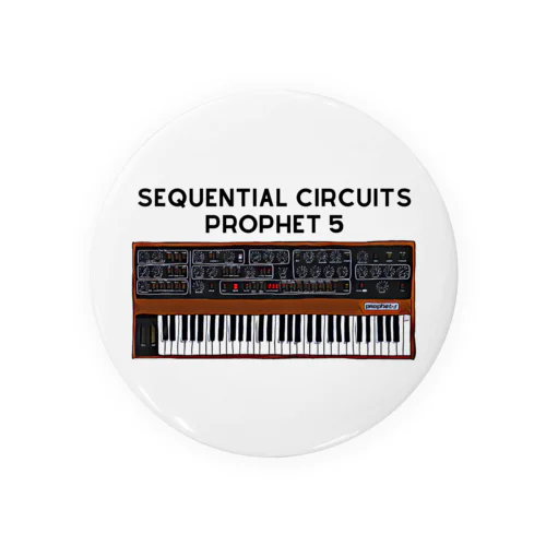 Sequential Circuits Prophet 5 Vintage Synthesizer 缶バッジ