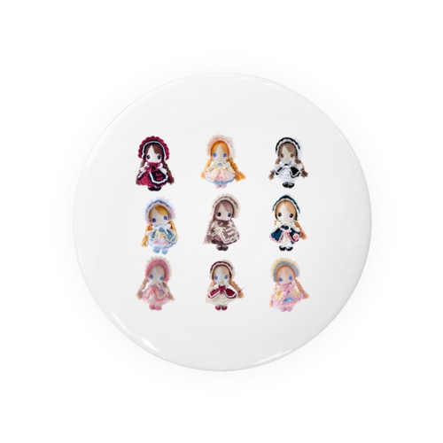 あみぐるどーる大集合！ Tin Badge