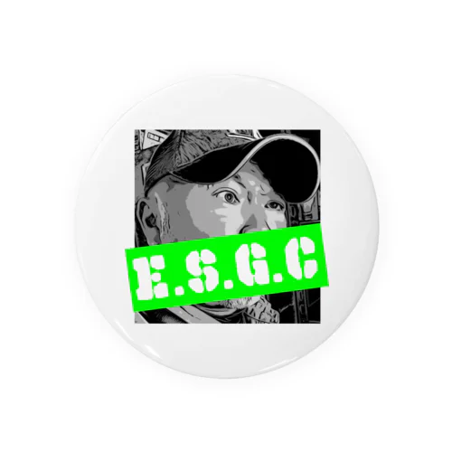 E.S.G.C缶バッジ(さっさんコラボ) Tin Badge