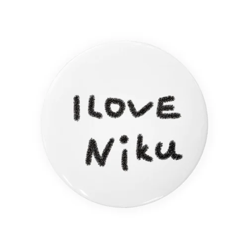 I LOVE NiKU Tin Badge