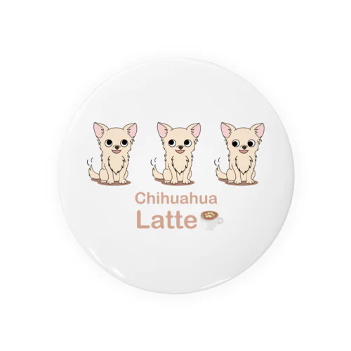 ch-latte5 Tin Badge