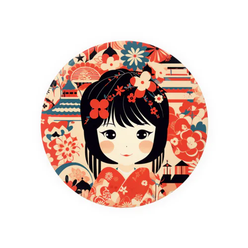 立花　茜ちゃん Tin Badge