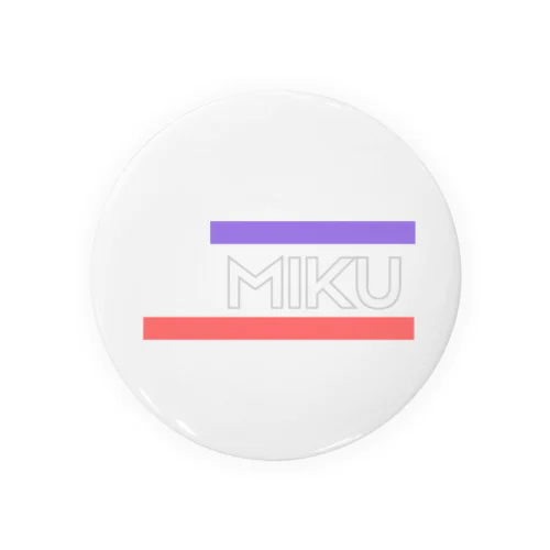 MIKUロゴ Tin Badge