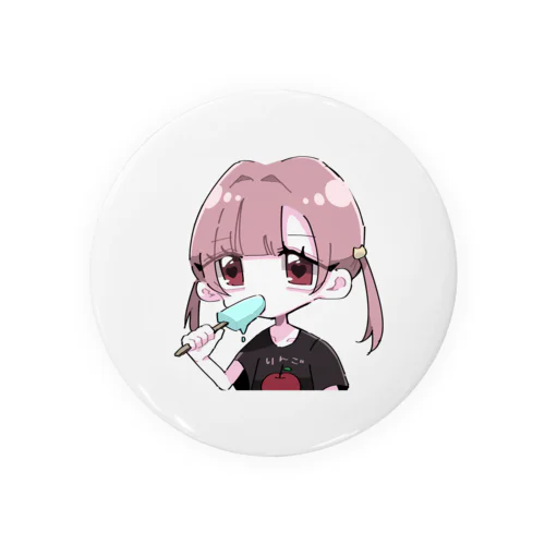 可愛い女の子 Tin Badge