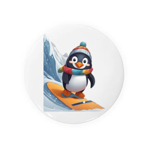 ペンギンの冒険スノーボードパーティ Tin Badge