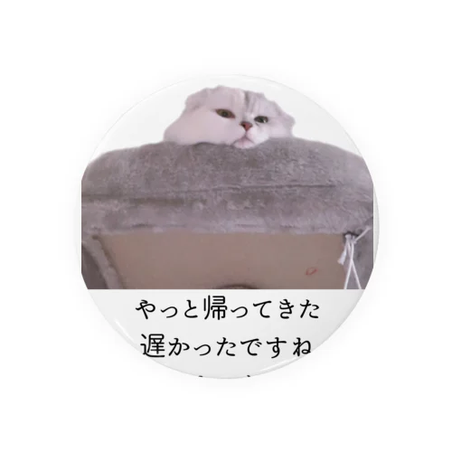 外食したかった ゆきねこ 缶バッジ