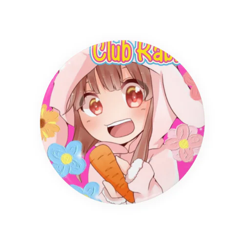 Club Rabbit アイコン Tin Badge