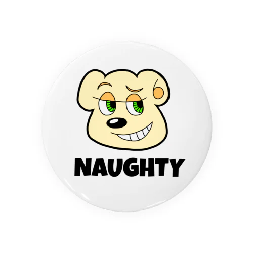 NAUGHTY BEARくん 缶バッジ