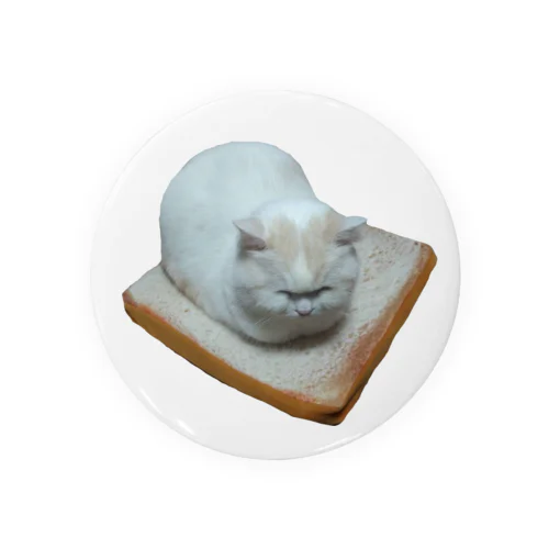 食パンねこ Tin Badge