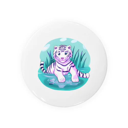 White Tiger Baby Sigi Tin Badge