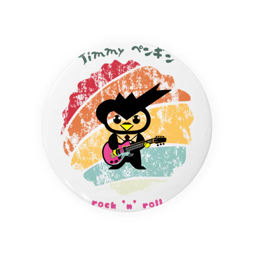 ロックスターペンギン Tin Badge