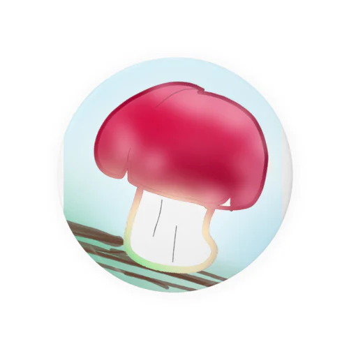 ふわふわきのこ🍄 Tin Badge