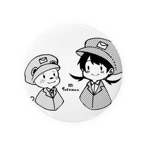 postman 缶バッジ