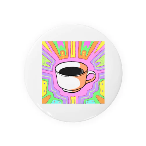 coffee psycho(コーヒーサイコ) Tin Badge