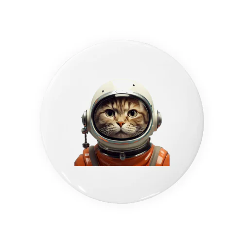 🚀 宇宙猫スペーススーツグッズ 🚀 Tin Badge