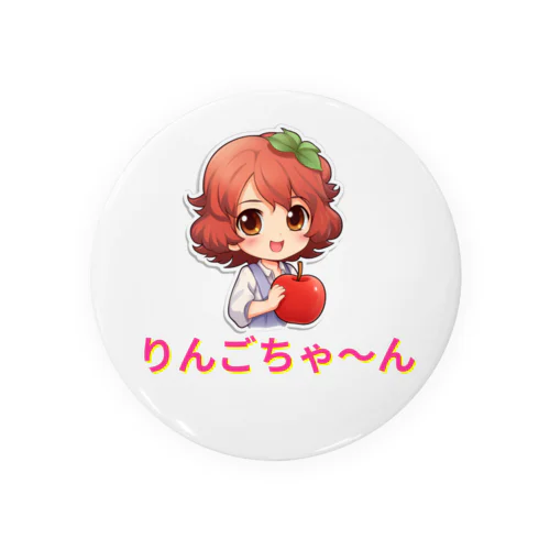 「りんごちゃ～ん」Tシャツ他 Tin Badge