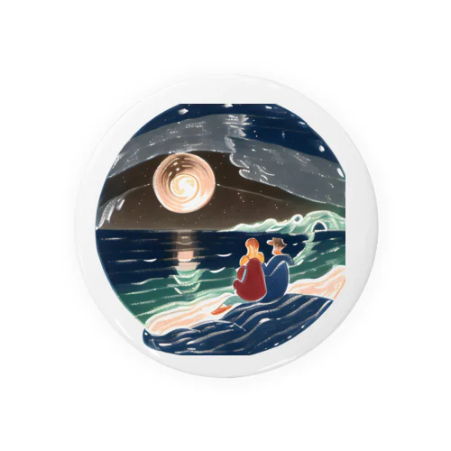 夜の海 Tin Badge